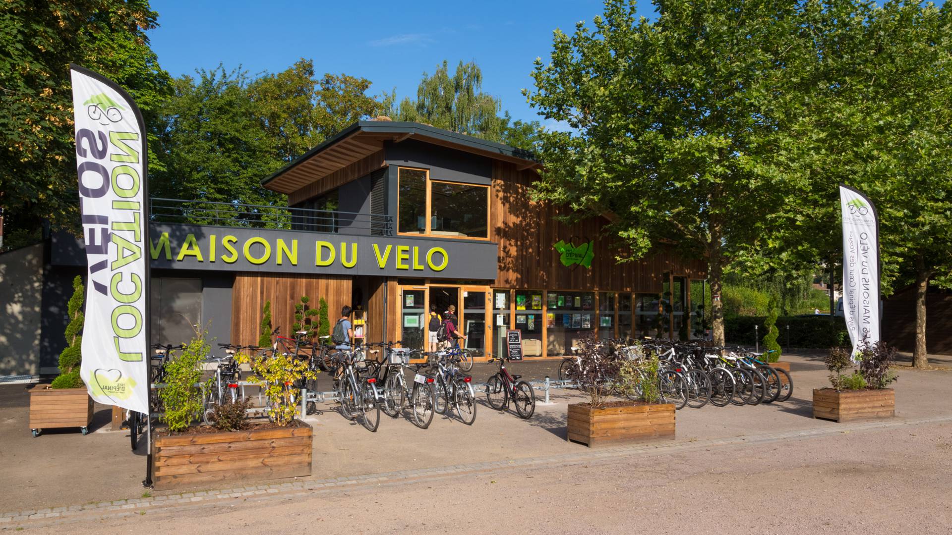The Bike Houses And The Bike Points Epinal Tourism
